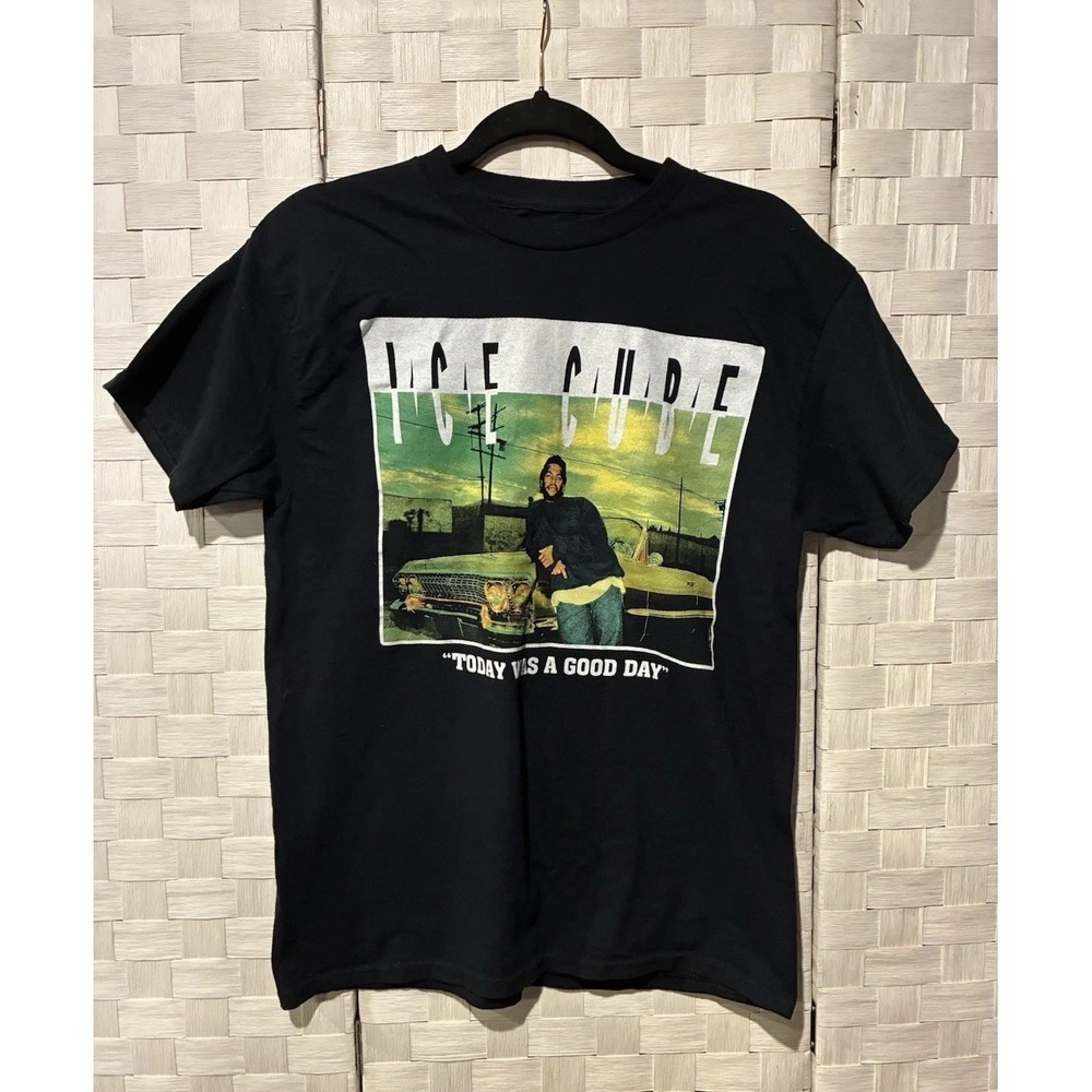 Ice Cube Today Was A Good Day Graphic T-Shirt Mens Medium Black Rap Tee